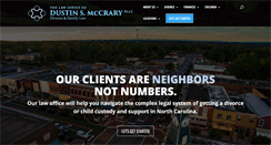 Desktop Screenshot of mccrarylaw.com